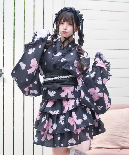 Pal elfy 浴衣 リボン浴衣ドレスセット レディース : ZOZOTOWN Yahoo