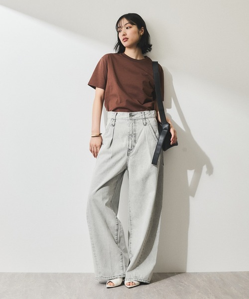 「ADAM ET ROPE'」 デニムパンツ 36 ブルー系その他6 レディース_画像3