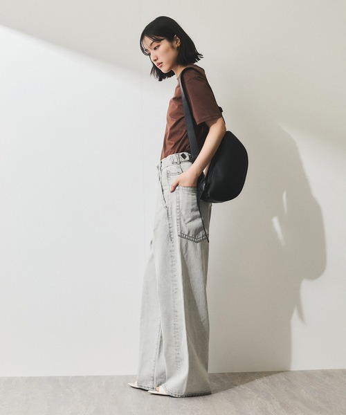 「ADAM ET ROPE'」 デニムパンツ 36 ブルー系その他6 レディース_画像4