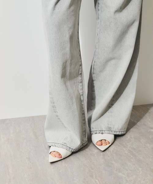 「ADAM ET ROPE'」 デニムパンツ 36 ブルー系その他6 レディース_画像9