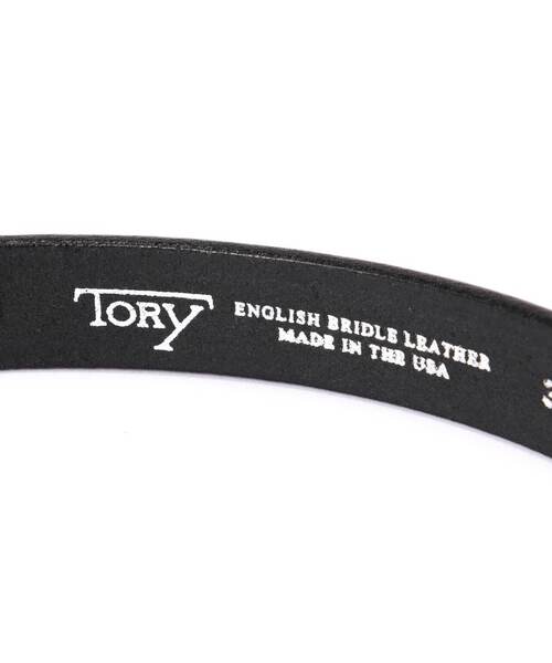 「TORY LEATHER」 ベルト 32 ブラック メンズ_画像8