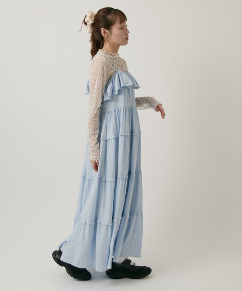 ⭐️水色ワンピース2916 w closet（ダブルクローゼット） ワンピース マルチウェイティアード