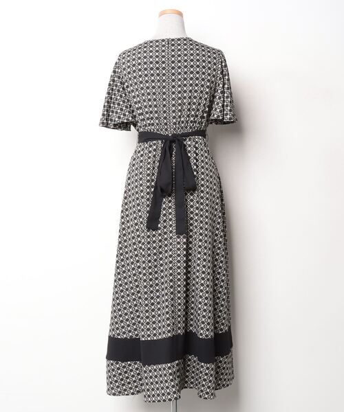 「LILY BROWN」 半袖ワンピース ONE SIZE ブラック レディース_画像2
