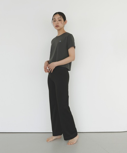 レギンス スパッツ 配色フレアレギンスパンツ レディース | hellam home | 10