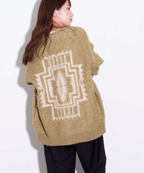 PENDLETON（ペンドルトン） ニットカーディガン L グリーン メンズ