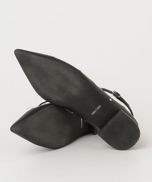 「LE TALON」 フラットパンプス 25cm ブラック レディース_画像3