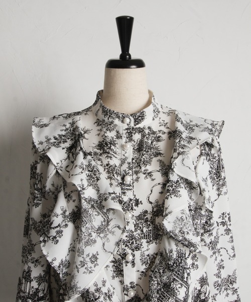「tocco closet」 長袖ブラウス M ブラック レディース_画像7