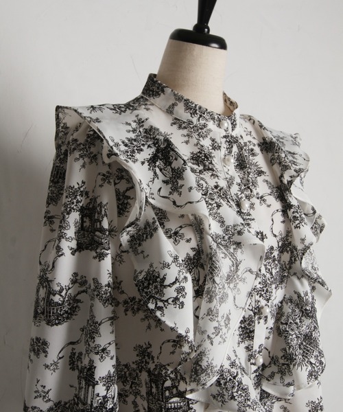「tocco closet」 長袖ブラウス M ブラック レディース_画像9