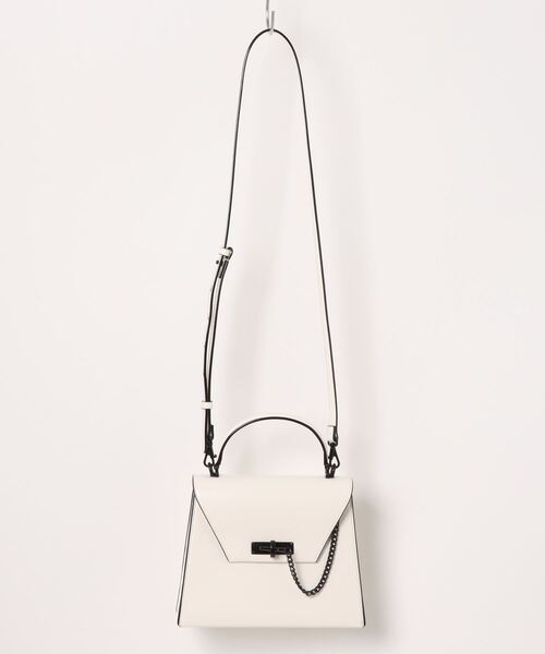 「CHARLES & KEITH」 2WAYバッグ S クリーム レディース_画像9