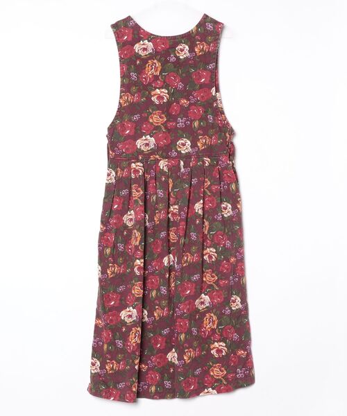 「pierre cardin」 花柄ノースリーブワンピース M パープル レディース_画像2