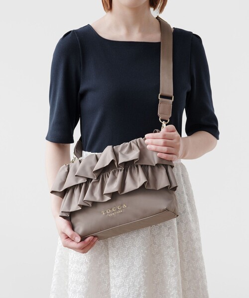 TOCCA（トッカ） ショルダーバッグ F ブラウン レディース : ZOZOTOWN 