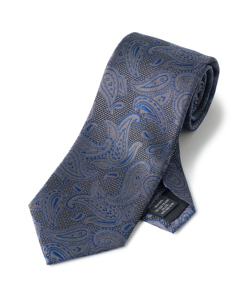 タイユアタイ TIE YOUR TIE ネクタイ 総柄 ネイビー ペイズリー MEN'S BIGI（メンズビギ） ネクタイ 「TIE YOUR TIE /タイユアタイ