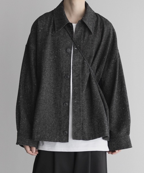 「remer」 ジャケット SMALL チャコールグレー メンズ_画像3