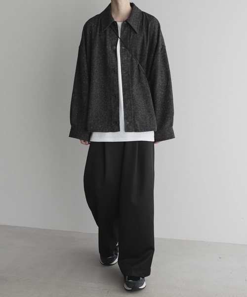 「remer」 ジャケット SMALL チャコールグレー メンズ_画像4