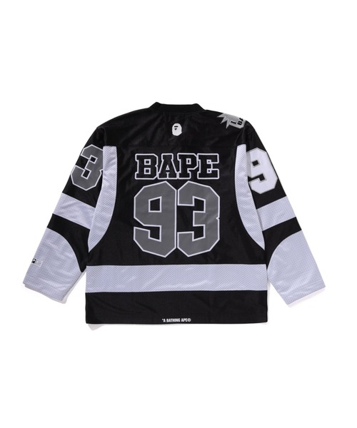 A BATHING APE（アベイシングエイプ） 長袖Tシャツ LARGE ブラック