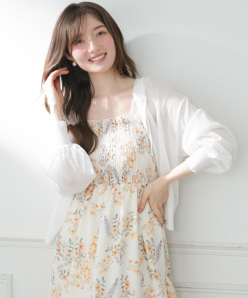 「ASTORIA ODIER」 キャミソールワンピース MEDIUM イエロー レディース_画像6