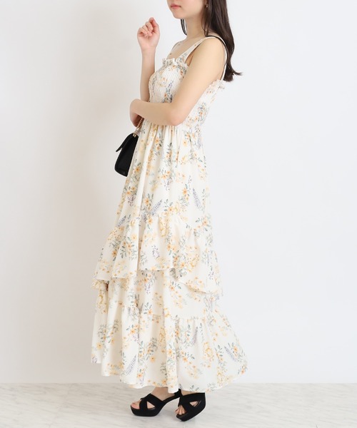 「ASTORIA ODIER」 キャミソールワンピース MEDIUM イエロー レディース_画像9
