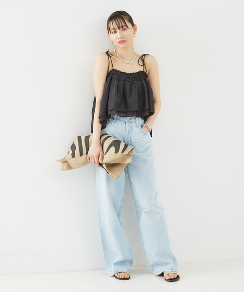 「AGOLDE」 デニムパンツ 24 ライトブルー レディース_画像6