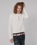 ヘンリーネック tシャツ CUT-OFF HE...の詳細画像4
