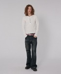 ヘンリーネック tシャツ CUT-OFF HE...の詳細画像2