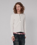ヘンリーネック tシャツ CUT-OFF HE...の詳細画像5