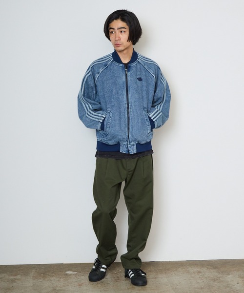 adidas（アディダス） デニムジャケット gジャン SST TRACK TOP デニム