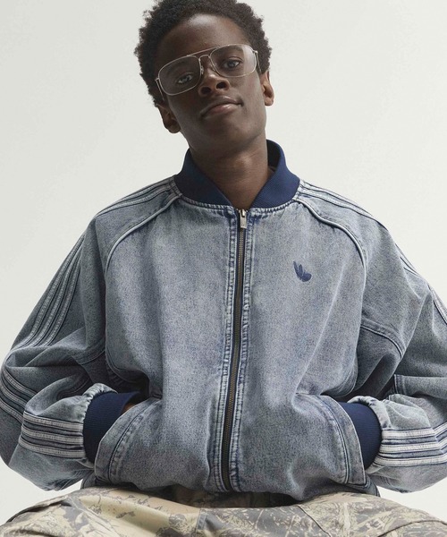 adidas（アディダス） デニムジャケット gジャン SST TRACK TOP デニム