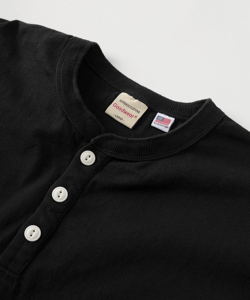 「Goodwear」 半袖Tシャツ L ダークグリーン メンズ_画像4