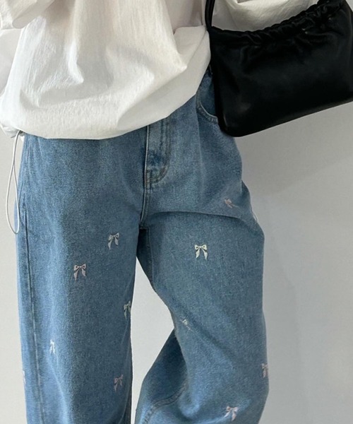 「meJane」 デニムパンツ S ブルー レディース_画像5