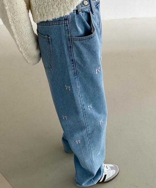 「meJane」 デニムパンツ S ブルー レディース_画像7