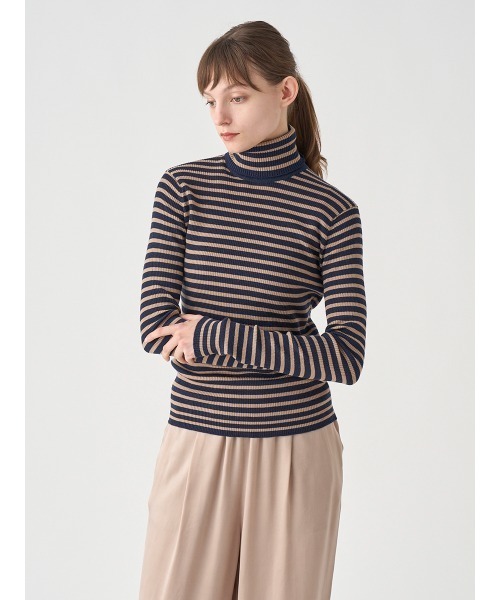 JOHN SMEDLEY（ジョンスメドレー） タートルネック ニット セーター