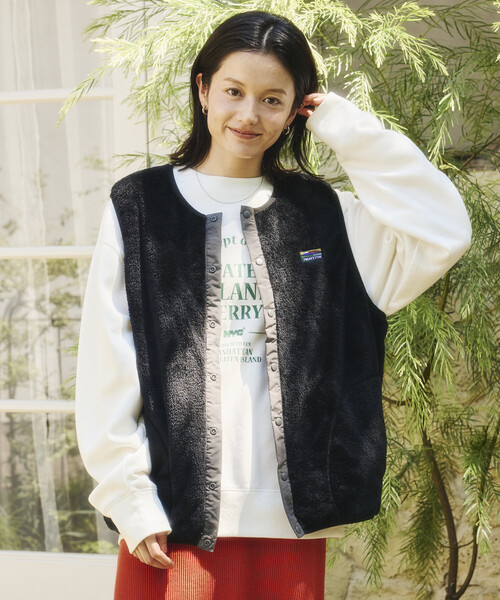 ≪未使用≫フランシュリッペ リバーシブルベスト ダウン×フリース FREAK'S STORE（フリークスストア） ダウンベスト ベスト 限定展開