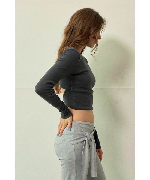 ALEXIA STAM（アリシアスタン） tシャツ Back Adjuster Long Sleeve