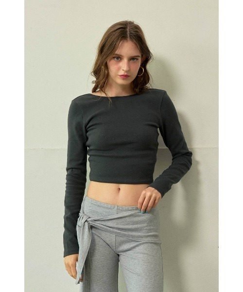 ALEXIA STAM（アリシアスタン） tシャツ Back Adjuster Long Sleeve