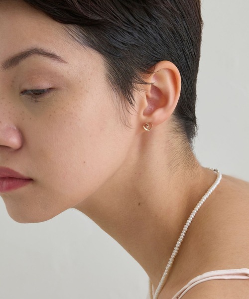 JUPITER ピアス 「K10」ダイヤモンドハートピアス レディース