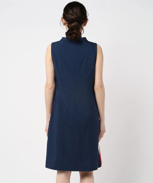 超歓迎 ワンピース ユニオンジャックロールカラーノースリーブワンピース セール価格 公式 Mercurytechnologies Mn Com