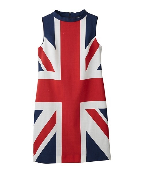 超歓迎 ワンピース ユニオンジャックロールカラーノースリーブワンピース セール価格 公式 Mercurytechnologies Mn Com