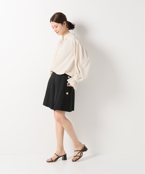 toko◆定価16,500円◆IENA◆ミニフラワーフリルブラウス◆ セール】ミニフラワーフリルブラウス◇（シャツ/ブラウス）｜IENA