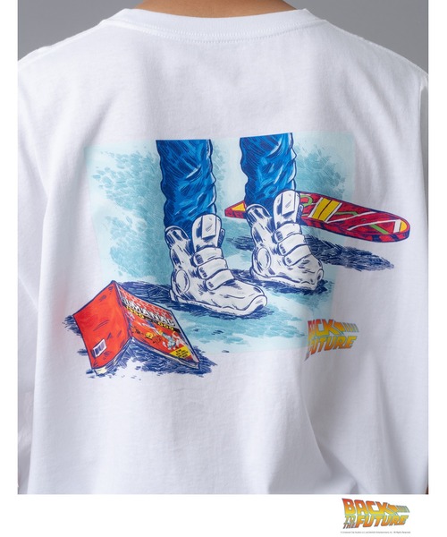 海外限定 映画 バック・トゥ・ザ・フューチャー サンリオ コラボ Tシャツ kutir tシャツ Tシャツ 『バックトゥザフューチャー』コラボ