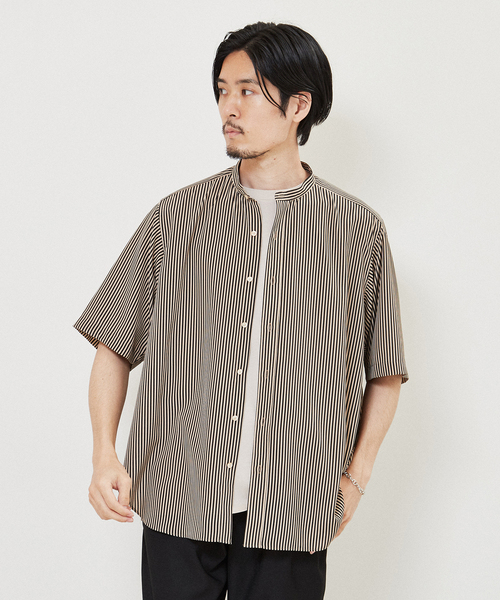 EDIFICE ラブークル　パターンデシン半袖シャツ EDIFICE LA BOUCLE（エディフィスラブークル）の「【LA BOUCLE