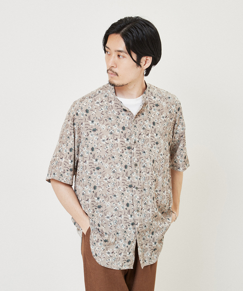 EDIFICE LA BOUCLE シャツ ブラウス 【LA / ラブークル】デシン
