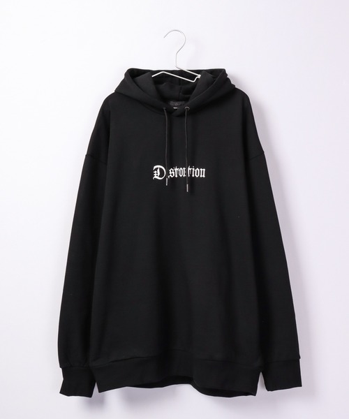 dimmoirsickness パーカー 黒 パーカー ピグメントZIPパーカー