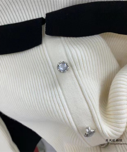 ブラウス シャツ バイカラーニットブラウス レディース : ZOZOTOWN