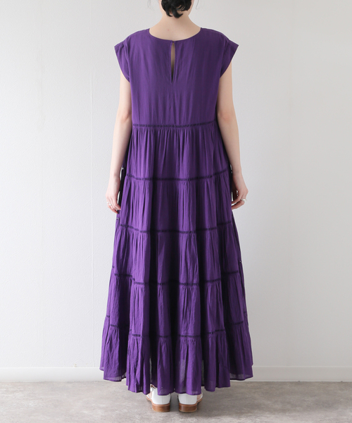 SLOBE IENA normment/ノーメント　ワンピース 定価25300円 SLOBE IENA ワンピース 【normment/ノーメント】 stripe cotton