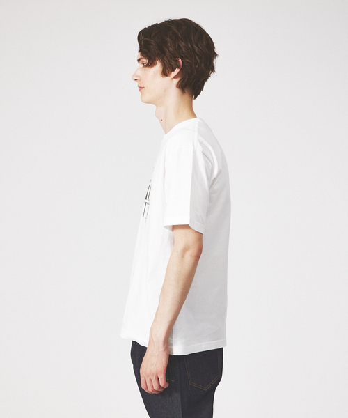 ABAHOUSE tシャツ 「INTHECITY」ドライフラワー 半袖 Tシャツ