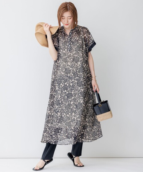 23区（ニジュウサンク） パンツ 「洗える」トロピカル2WAYストレッチ