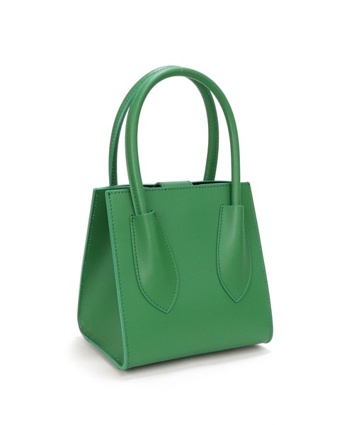 Mimoda　FIRENZE　本革ボックスハンドバッグ　新品未使用　イタリア製 MILLELA FIRENZE ミレッラフィレンツェ ハンドバッグ 10270560