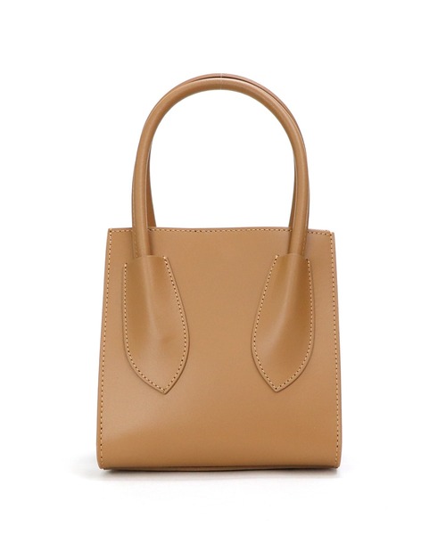 Mimoda　FIRENZE　本革ボックスハンドバッグ　新品未使用　イタリア製 イタリア製 本革 ハンドバッグ レディース 革 小さめ ミニ ショルダー