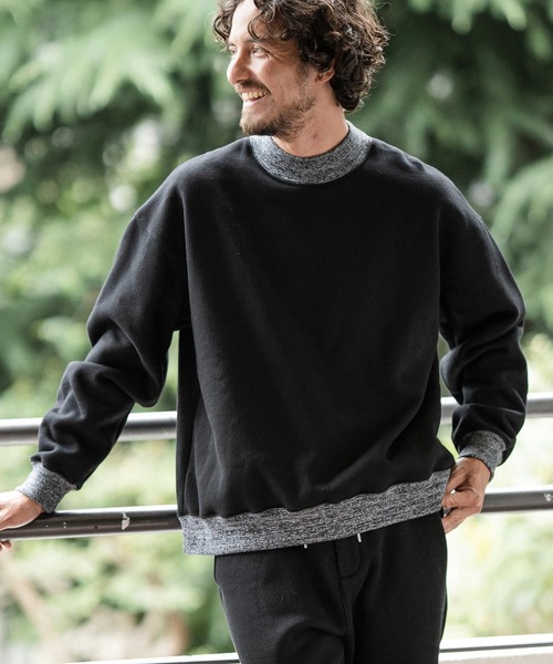 Magine（マージン） トレーナー スウェット msw1317-MELANGE RIB