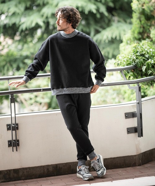 Magine（マージン） トレーナー スウェット msw1317-MELANGE RIB